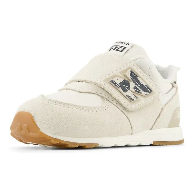 Baskets Scratchs Ouverture Totale 574 | Ecru