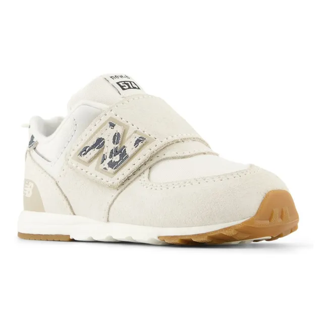 Baskets Scratchs Ouverture Totale 574 | Ecru