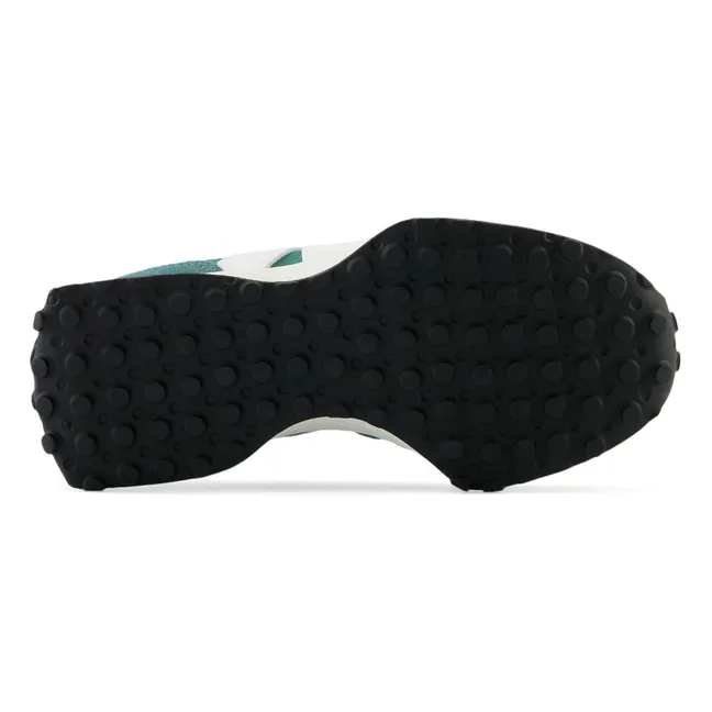 327 Zapatillas de cordones elásticos | Verde Oscuro
