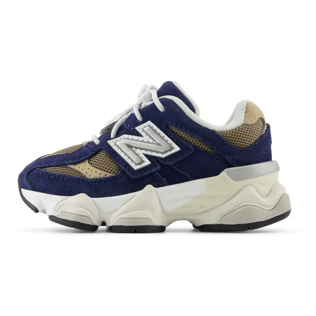 Zapatillas con cordones elásticos 9060 | Azul Marino