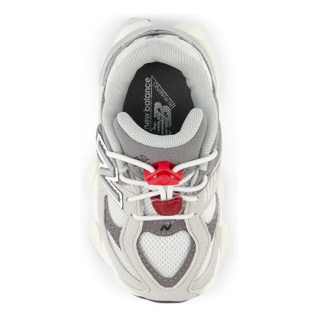 Zapatillas con cordones elásticos 9060 | Gris