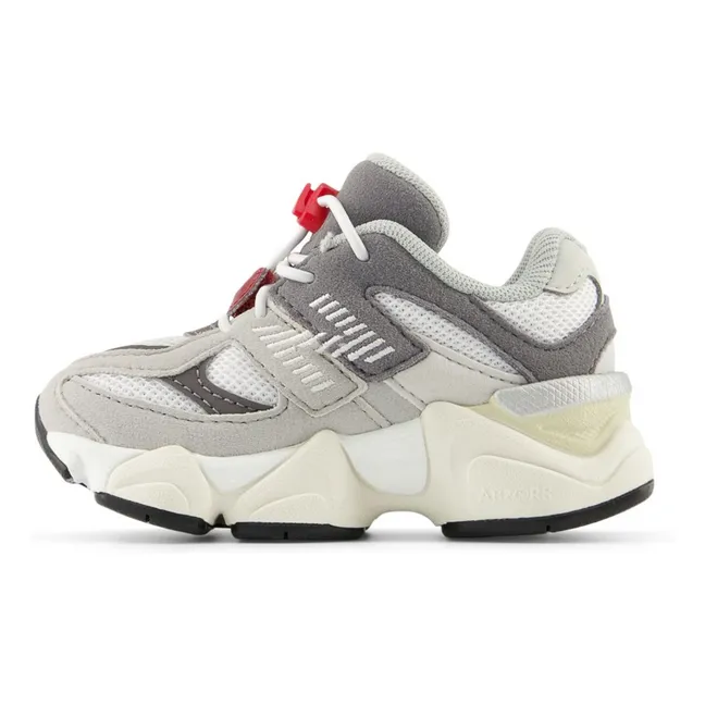 Zapatillas con cordones elásticos 9060 | Gris