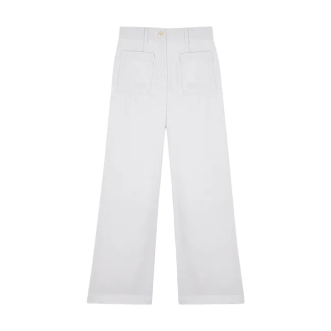 Pantaloni Niza a tinta unita | Bianco