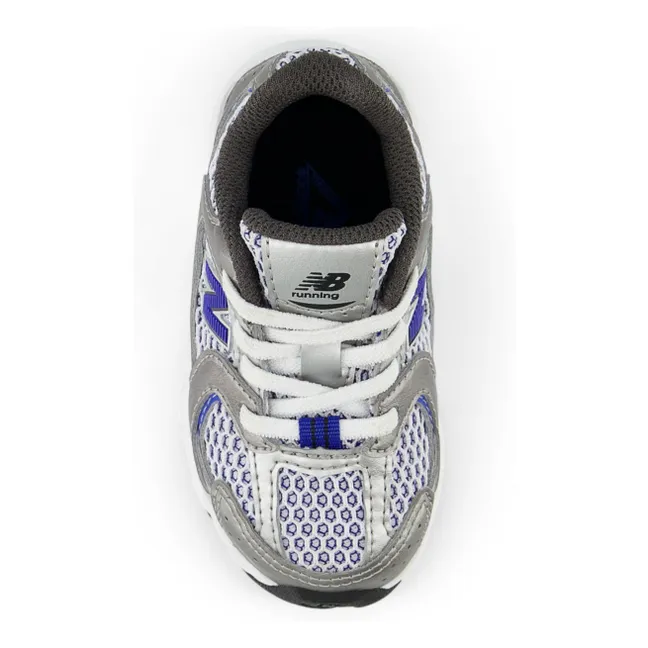 Sneaker mit elastischen Schnürsenkeln 530 | Silber