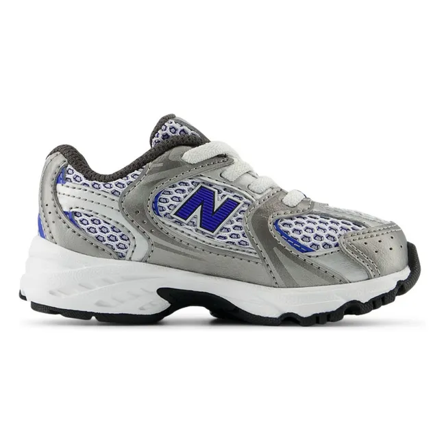 Elasticated Lace Sneakers 530 | Silver