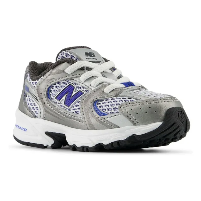 Elasticated Lace Sneakers 530 | Silver