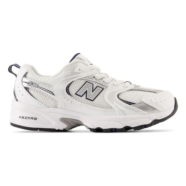 530 Sneakers in pizzo elasticizzato | Bianco