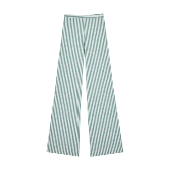Pantalones Love Stripes | Verde