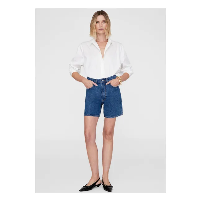 Short Kat Coton Bio | Vintage blue denim