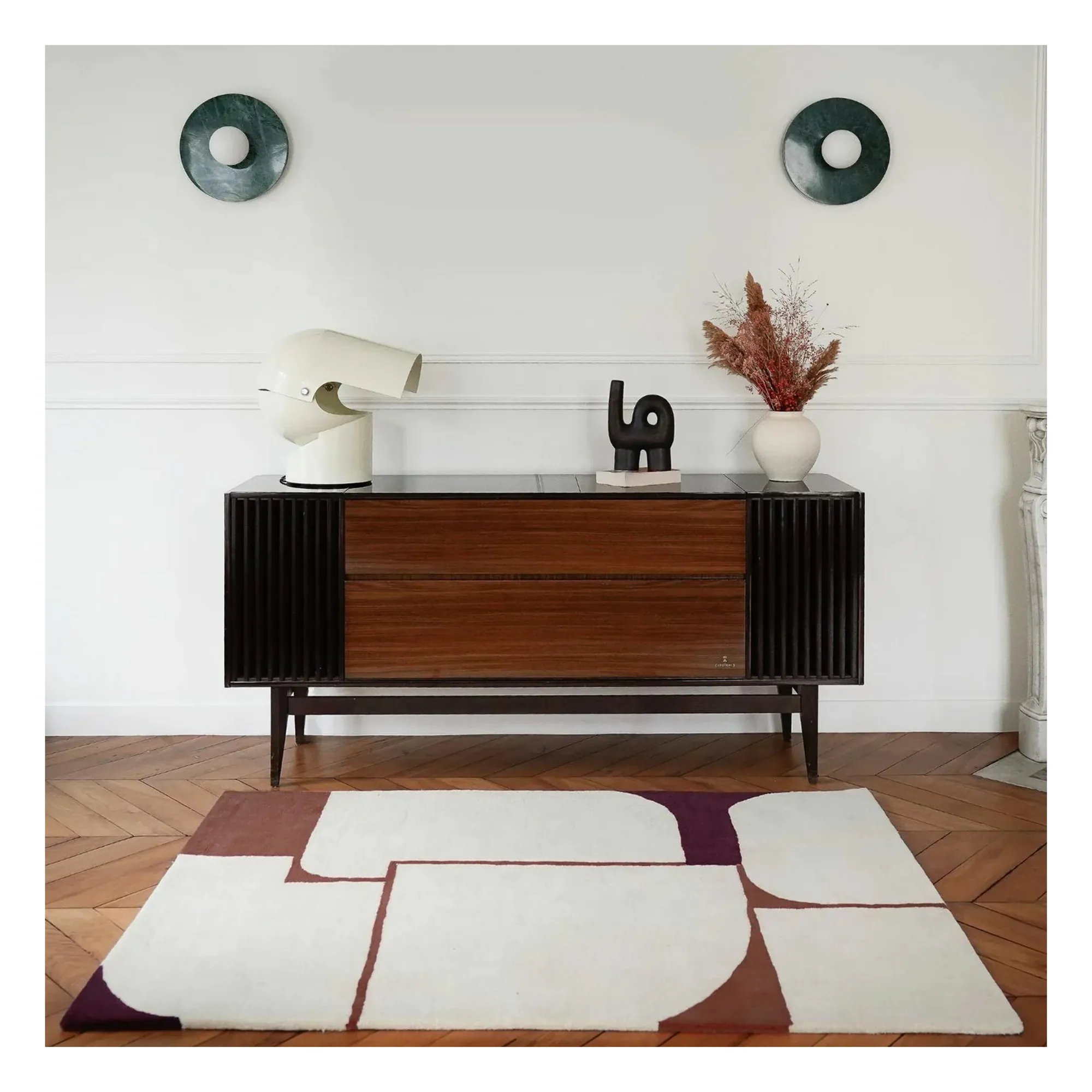 Tapis Binibeca | Rouge- Image produit n°2