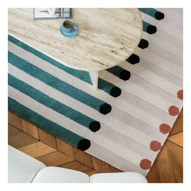 Dott Teppich | Grün