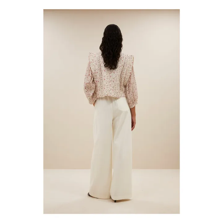 Veste Isla Flower | Ecru- Image produit n°5