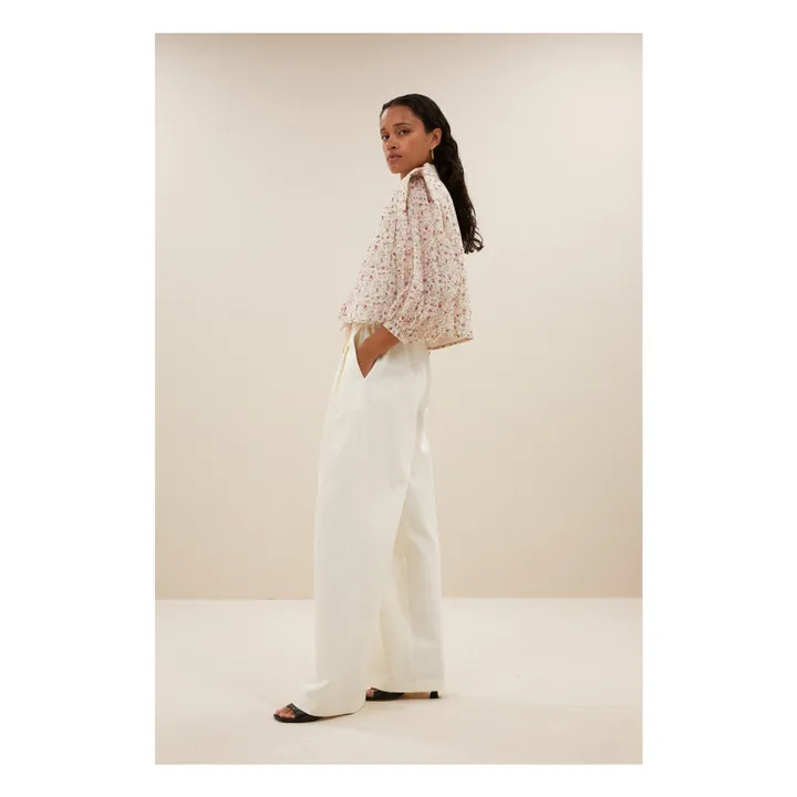 Veste Isla Flower | Ecru- Image produit n°4