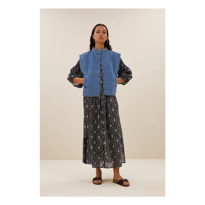 Veste Sans Manches Mave Denim | Bleu- Image produit n°2
