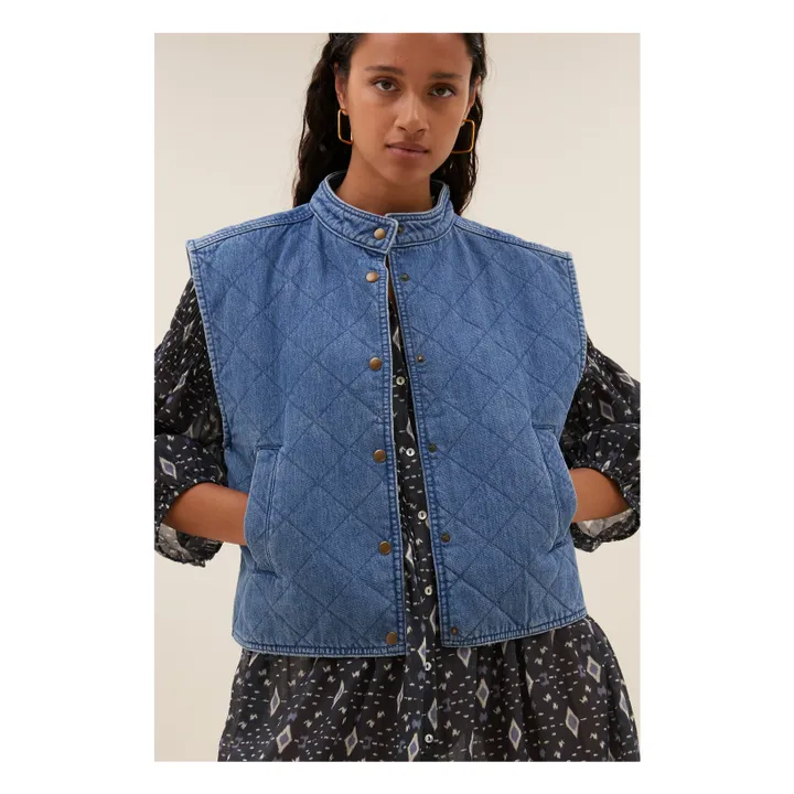 Veste Sans Manches Mave Denim | Bleu- Image produit n°1