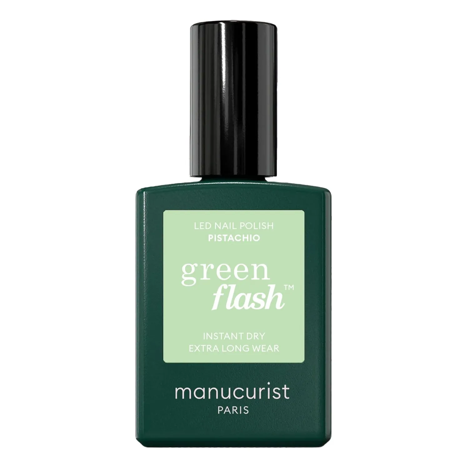 Manucurist Pistachio Green Flash Semi-Permanent Nail Polish - 15Ml