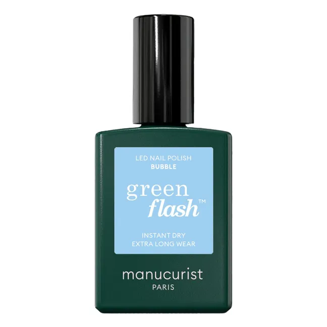 Green Flash Semi-Permanent Nail Polish - 15ml | Bubble