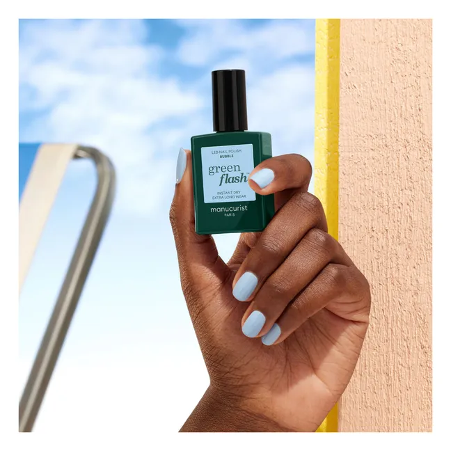 Green Flash Semi-Permanent Nail Polish - 15ml | Bubble
