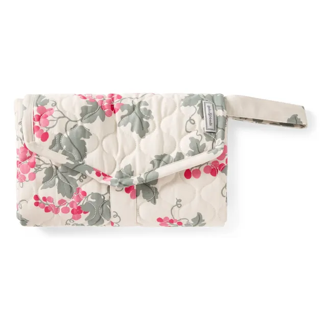 Grapes Pink travel changing mat