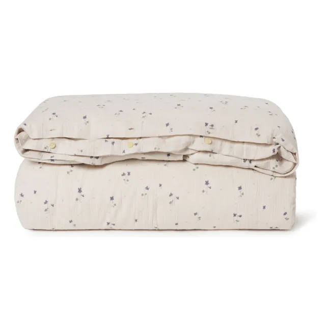 Comforter cover Viola in cotton muslin
