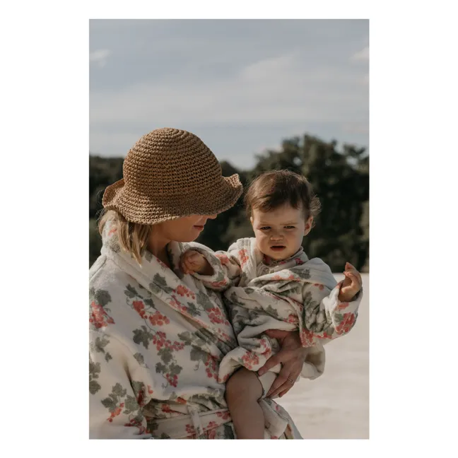 Grapes Pink children's bathrobe