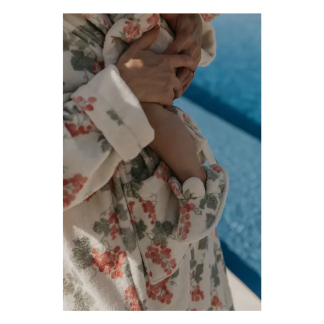 Grapes Pink children's bathrobe