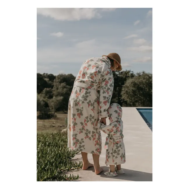 Grapes Pink children's bathrobe