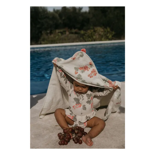 Grapes Pink bath cape