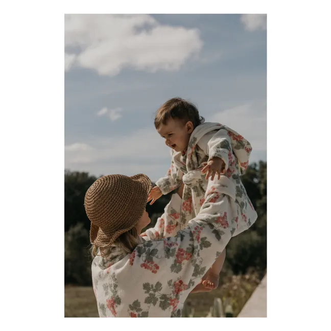 Grapes Pink children's bathrobe