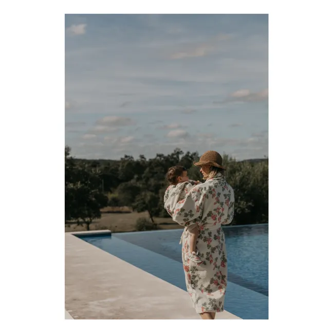 Grapes Pink children's bathrobe