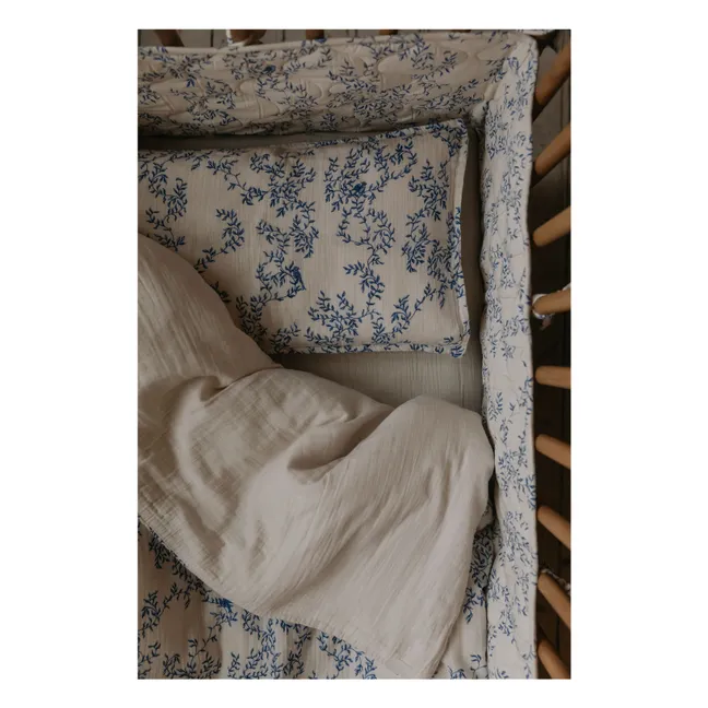 Bettumrandung Jardim | Kobalt
