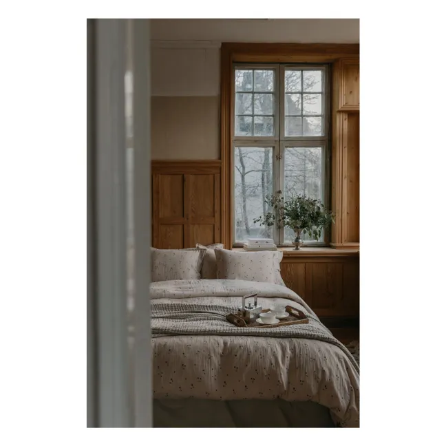 Comforter cover Viola in cotton muslin