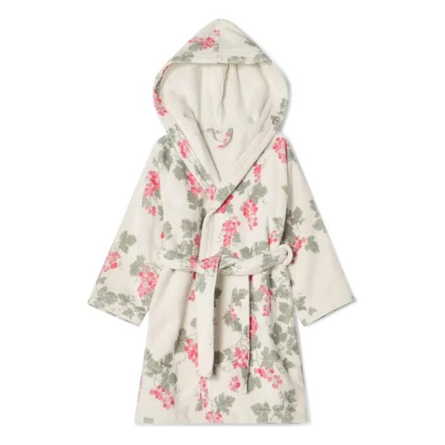 Accappatoio rosa per bambini Grapes