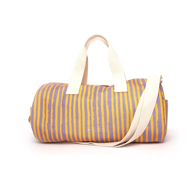 Borsa da weekend a righe | Arancione