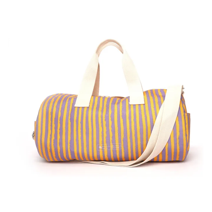 Sac Weekend Rayure | Orange- Image produit n°2