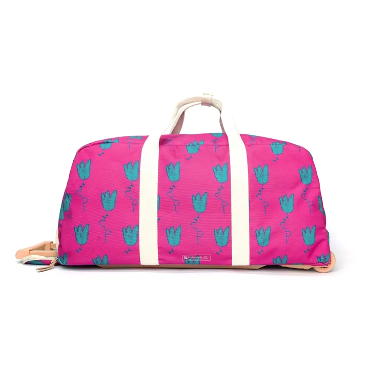Sac de Voyage Roulettes Tulipe | Rose fuschia- Image produit n°4