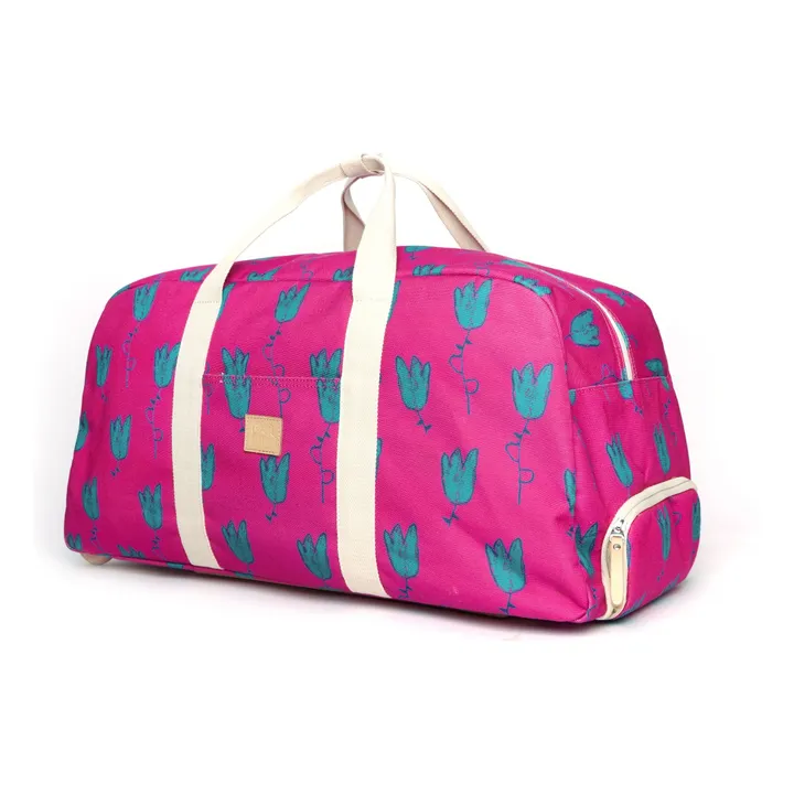 Sac de Voyage Roulettes Tulipe | Rose fuschia- Image produit n°2