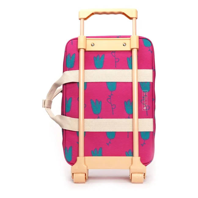 Valigia per bambini Tulipano | Fuscia