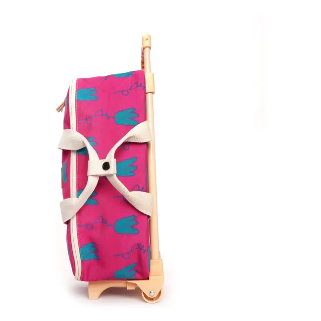Valigia per bambini Tulipano | Fuscia