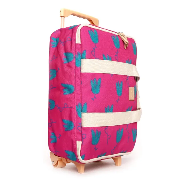 Valigia per bambini Tulipano | Fuscia