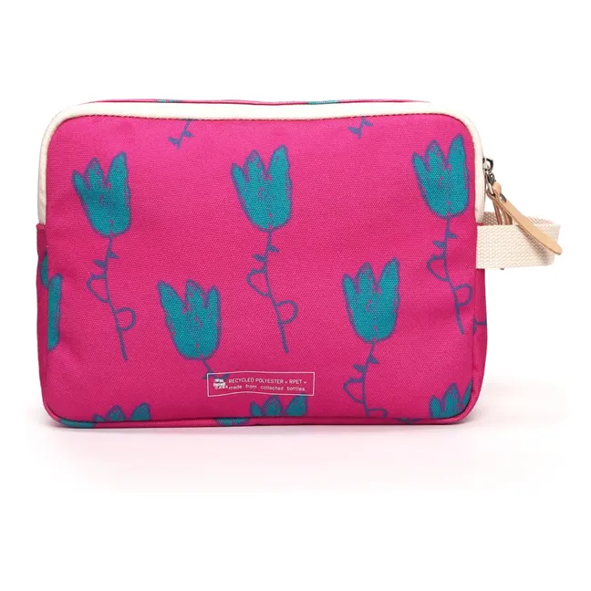 Kosmetiktasche Tulpe | Fuchsie
