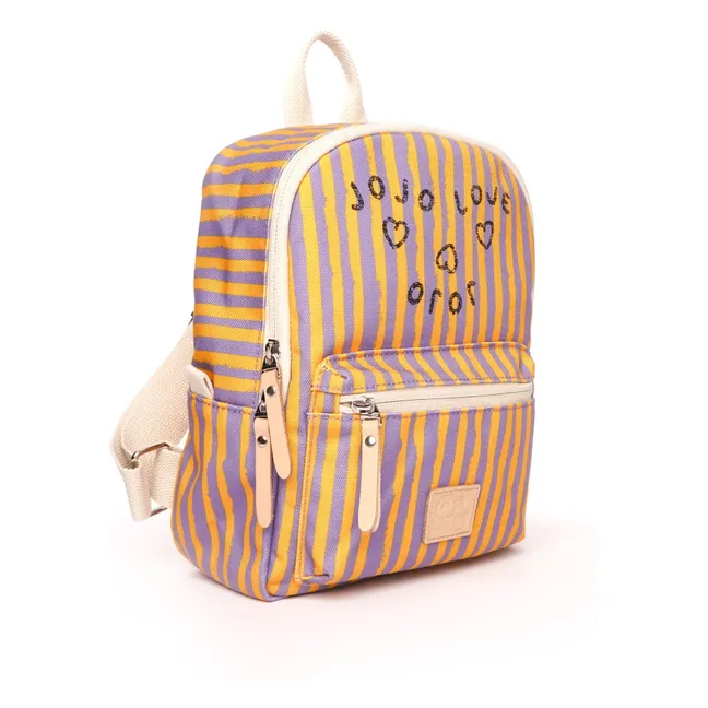 Zaino per bambini a righe | Arancione