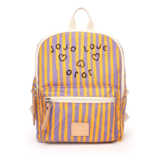 Zaino per bambini a righe | Arancione