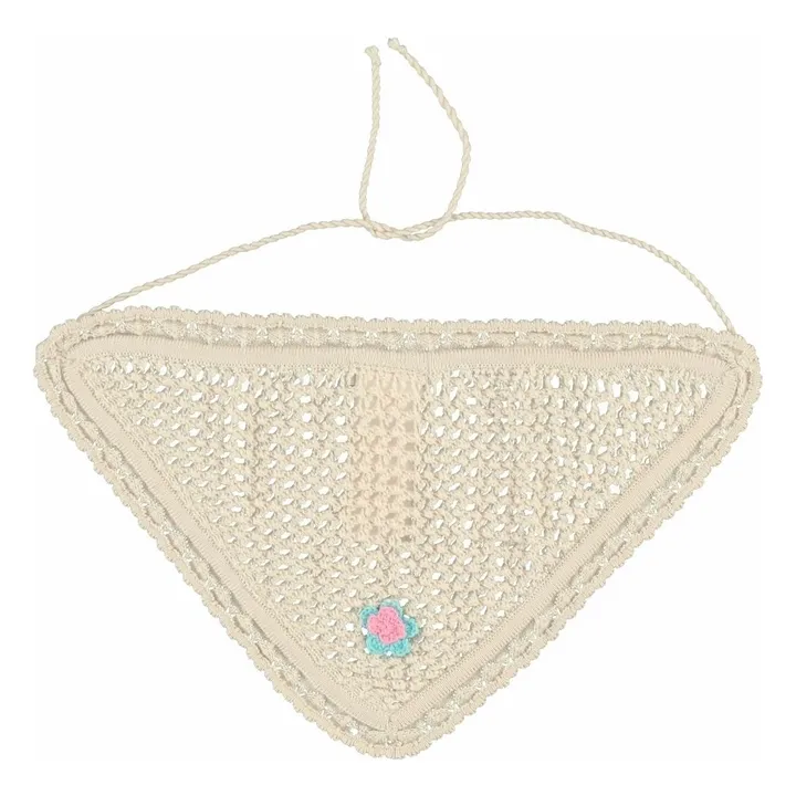 Foulard Crochet | Ecru- Image produit n°0