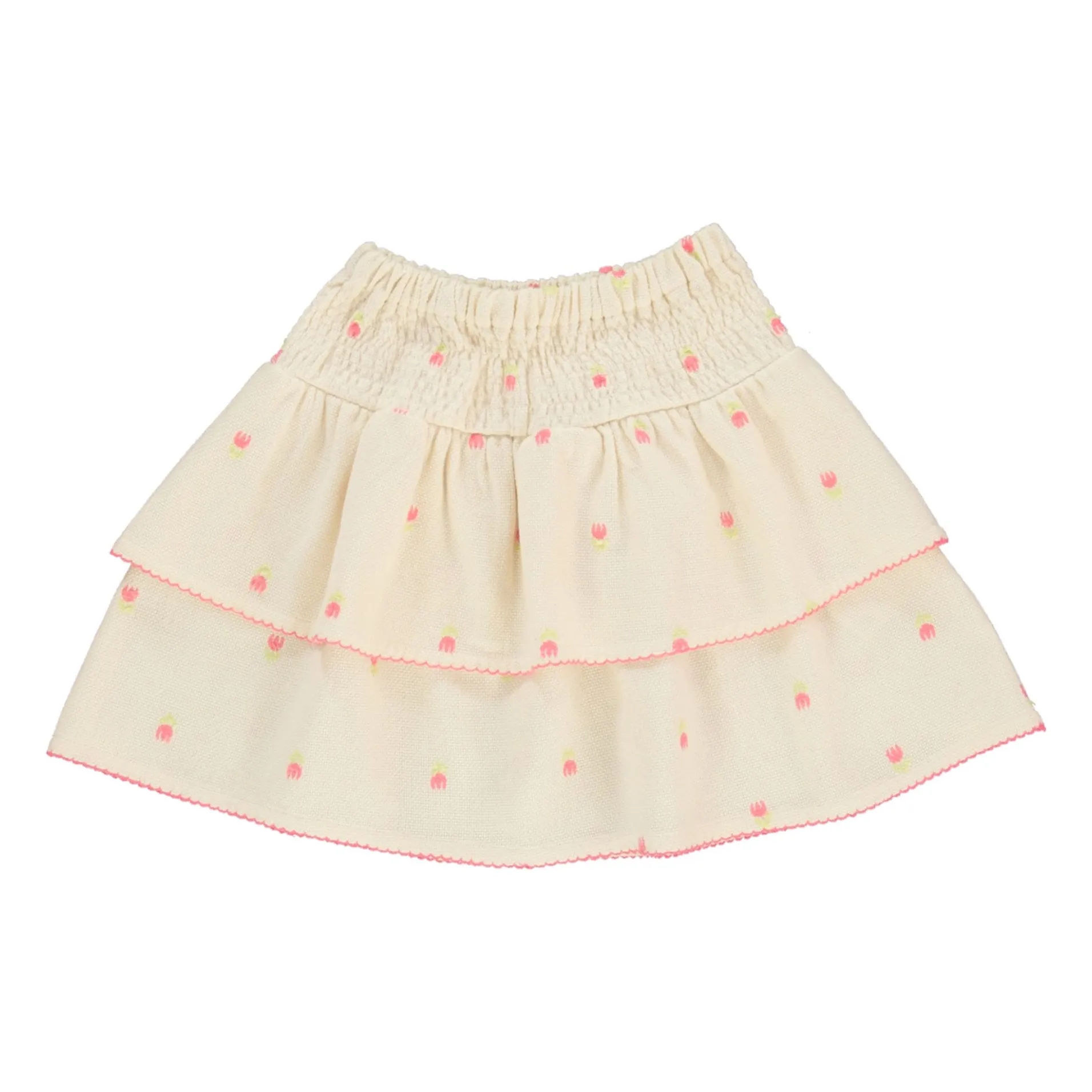 Bebe Organic Beige Tulip Skirt Organic Cotton