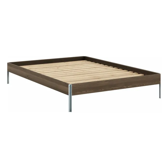 Cama de madera con núcleo | Marrón