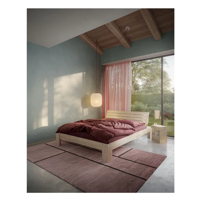 Lit en bois Layers Headboard