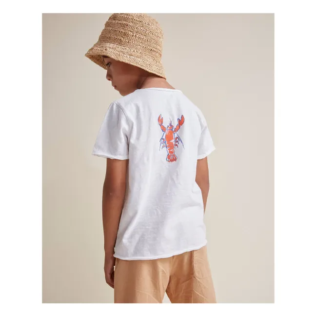 T-Shirt Lobster Bio-Baumwolle | Weiß