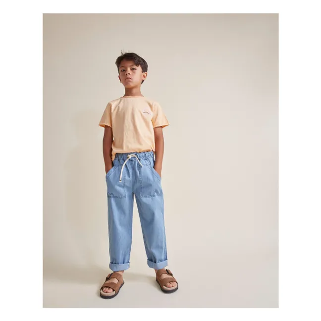 T-Shirt The Sea Bio-Baumwolle | Apricot