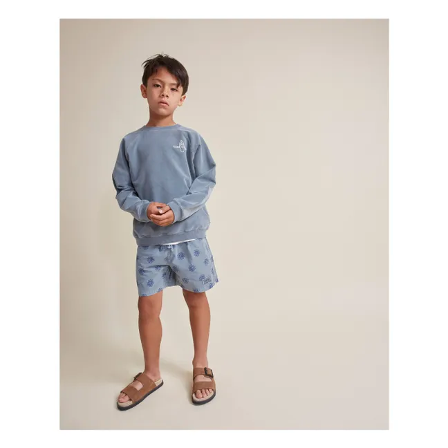 Sweat Surf Coton Bio | Bleu gris